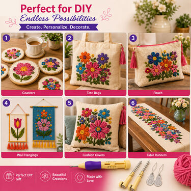Punch Needle Embroidery Kit (PNK)