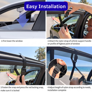 Car Adjustable Grab Handle Safety Assist Support For Truck Car (CDA4)