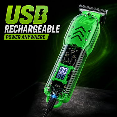 Transparent Rechargeable Professional Hair Trimmer For Barber (RHT5)