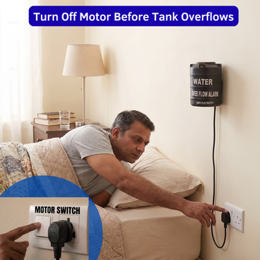 Water Tank Alarm Overflow Bell with Sensor and Voice Sound Overflow Alarm (WTA)