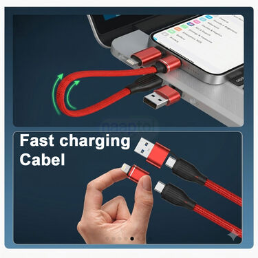 4-in-1 200W Super Long Charging Cable (CDC33)