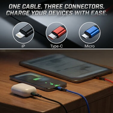 3 in 1 Fast Charging Cable (CDC34)