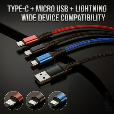 3 in 1 Fast Charging Cable (CDC34)