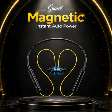Wireless Neckband Bluetooth Earphones with Auto-Connect and 7-Day Battery (TWS112)