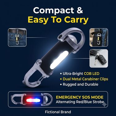 Rechargeable Pocket Projector Flashlight with Emergency Light (LL72)