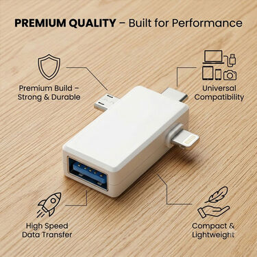 3-In-1 OTG Adapter Converter (OTG2)