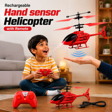 Rechargeable Hand Sensor Helicopter With Remote (HSMH7)