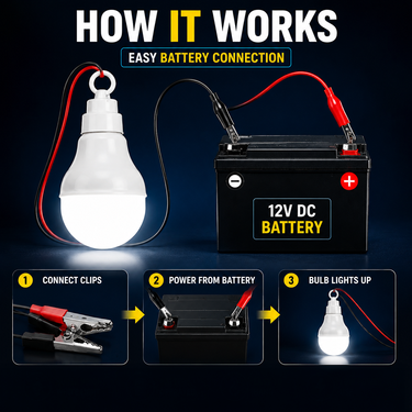 Pack of 2 DC Bulbs For Flea Seller (LL71)