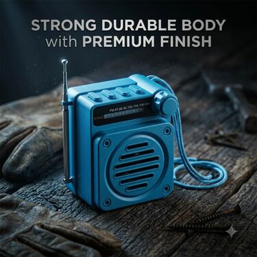 Wireless Bluetooth Speaker with FM Tuner & Antenna (BLS31)