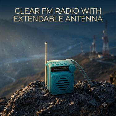 Wireless Bluetooth Speaker with FM Tuner & Antenna (BLS31)
