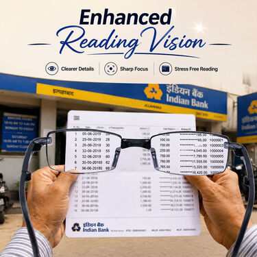 Rimless Folding Coloured Adaptive Power Reading Glasses Buy 1 Get 2 Free (3FOC5RG1)