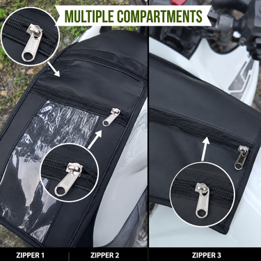 Universal Bike Fuel Tank Cover With Mobile Pocket (BA4)