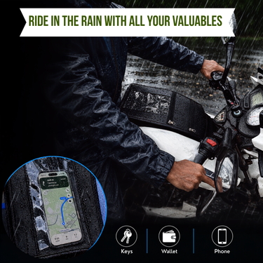 Universal Bike Fuel Tank Cover With Mobile Pocket (BA4)