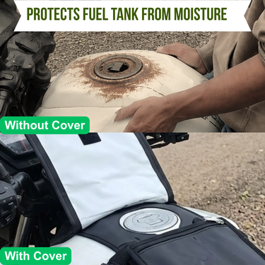 Universal Bike Fuel Tank Cover With Mobile Pocket (BA4)