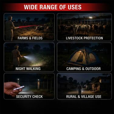 Animal Repellent Laser Keychain With Flashlight And Money Detector B1G1 (LL69)