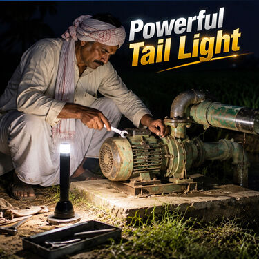 Big Kisan Torch with Top Light (LL73)