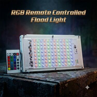 RGB Remote Controlled Flood Light (LL74)