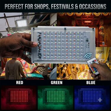 RGB Remote Controlled Flood Light (LL74)
