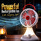 Rechargeable Big 6 Fan With Emergency LED Light (EF36W)