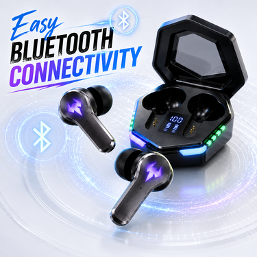 Wireless Earbuds With Display & RGB Lights (TWS113)