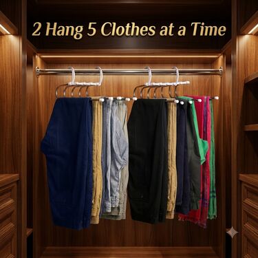 Space Saver Wardrobe Hanger Buy 1 Get 1 Free (PF32)