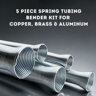 5 Piece Spring Tubing Bender Kit For Copper Brass & Aluminum (HT171)