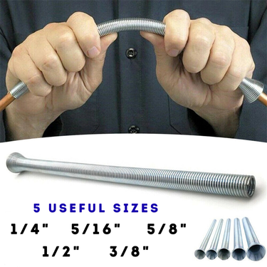 5 Piece Spring Tubing Bender Kit For Copper Brass & Aluminum (HT171)