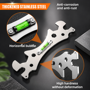 Multifunctional Wrench with Level Spanner (HT176)