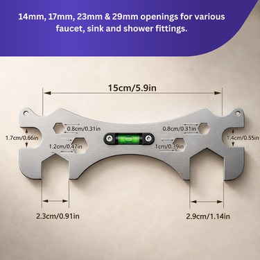 Multifunctional Wrench with Level Spanner (HT176)