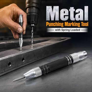 Metal Punching Marking Tool with Spring Loaded (HT180)