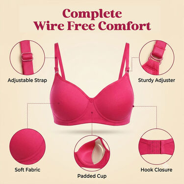 Pack of 7 Medium Coverage Padded Bra (7PB1)
