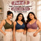 Pack of 3 High Coverage Full Support Plus Size Bra For Heavy Bust (3FCB14)