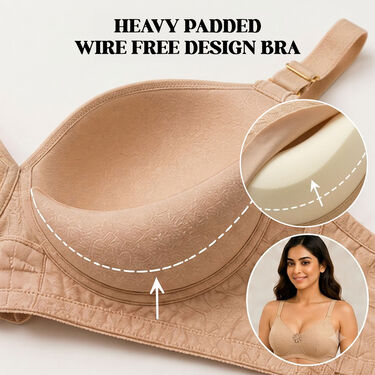 Pack of 3 Full Coverage Heavy Padded Designer Bra (3FCB15)