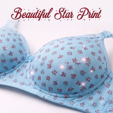 Pack of 3 Attractive Printed Full Coverage Padded Dailywear Bra And Panty Set (3BP7)