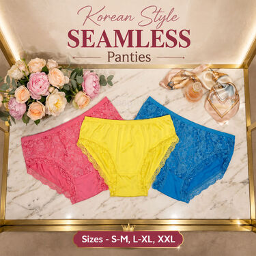 3 Pack Low Waist Seamless Korean Style Panties (3SP3)
