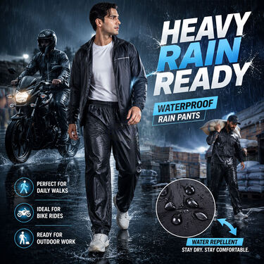 Pack of 3 Rain Pants For Mens (3RP1)