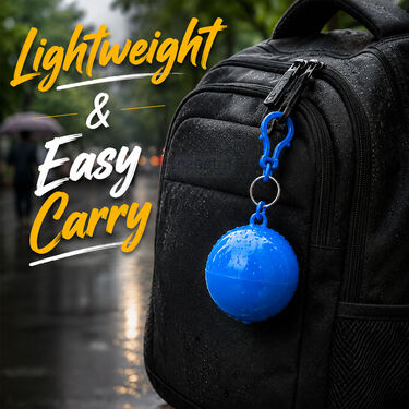 Pack of 9 Dhamaka Deal Keychain Ball Raincoats (9KBR)