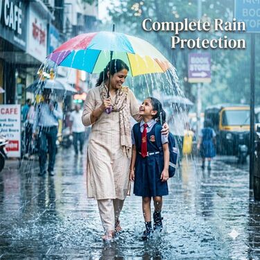 Pack of 4 Rainbow Colored Umbrella (4U1)
