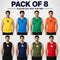 Pack of 8 Sleeveless Vest For Mens (8SL1)