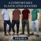 4 Comfortable Elasticated Joggers (4CP2)