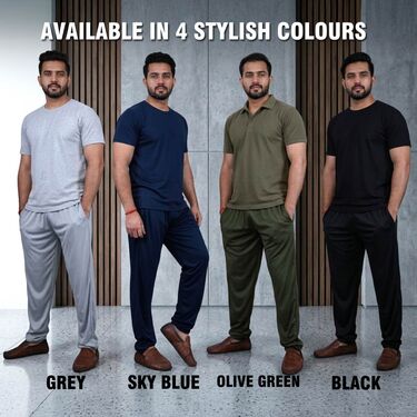 4 Comfortable Elasticated Joggers (4CP2)