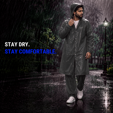 Dhamaka Deal Mens Raincoat With Pant -BOGO (RCP6)
