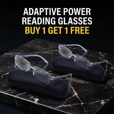 Rimless Adaptive Power Reading Glasses Buy 1 Get 1 Free (2ORG43)