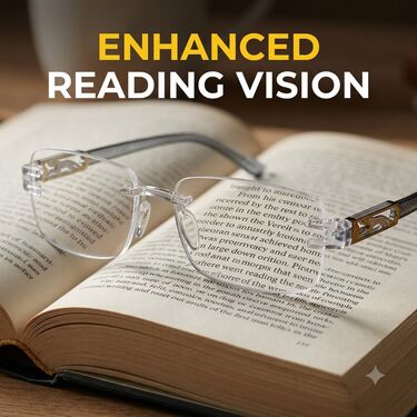 Rimless Adaptive Power Reading Glasses Buy 1 Get 1 Free (2ORG43)