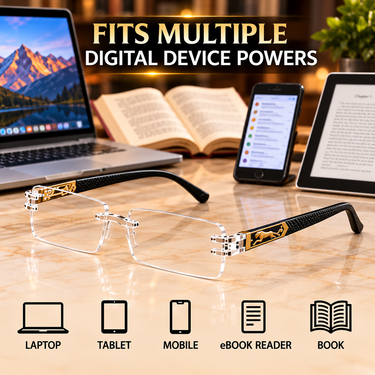 Rimless Adaptive Power Reading Glasses Buy 1 Get 1 Free (2ORG43)