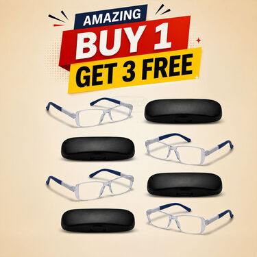 Rimless Adaptive Power Reading Glasses Buy 1 Get 3 Free (4ORG46)