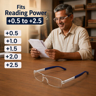 Rimless Adaptive Power Reading Glasses Buy 1 Get 3 Free (4ORG46)