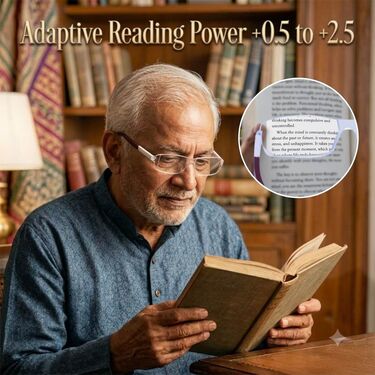 Rimless Adaptive Power Reading Glasses Buy 1 Get 3 Free (4ORG45)