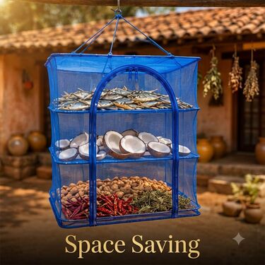3 Layer Outdoor Drying Net For Pulses Vegetables & Herbs (ODN3)