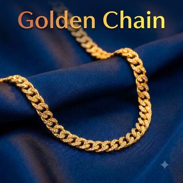Golden Watch + Chain + Designer Bracelet + Ring (MGWCBR20)